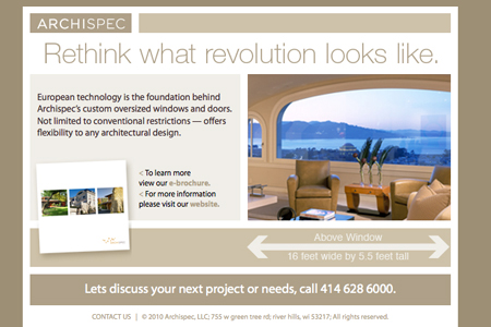 archispec e-newsletter march 2010