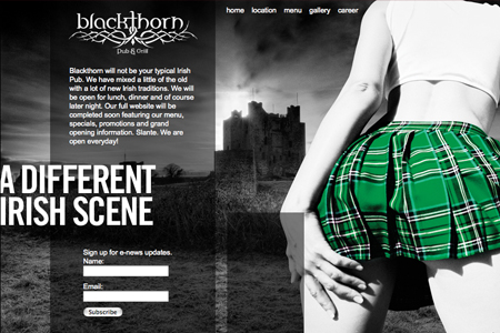 blackthorn pub and grill website