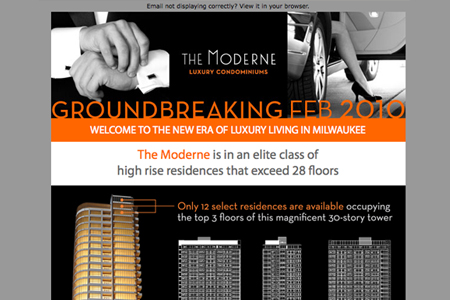 the moderne e-newsletter