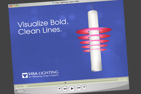 visa lighting animation